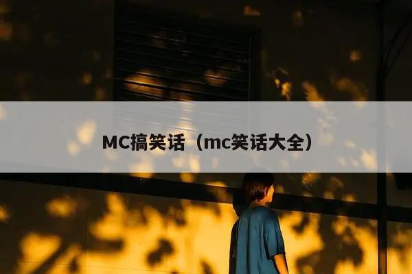 MC搞笑话（mc笑话大全）插图